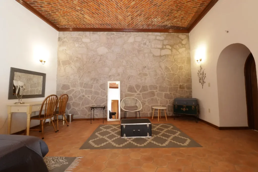 Habitaciones. Jr. Suite Naranjos Hotel Hacienda Lagunillas, Hotel en Huimilpan, Querétaro.