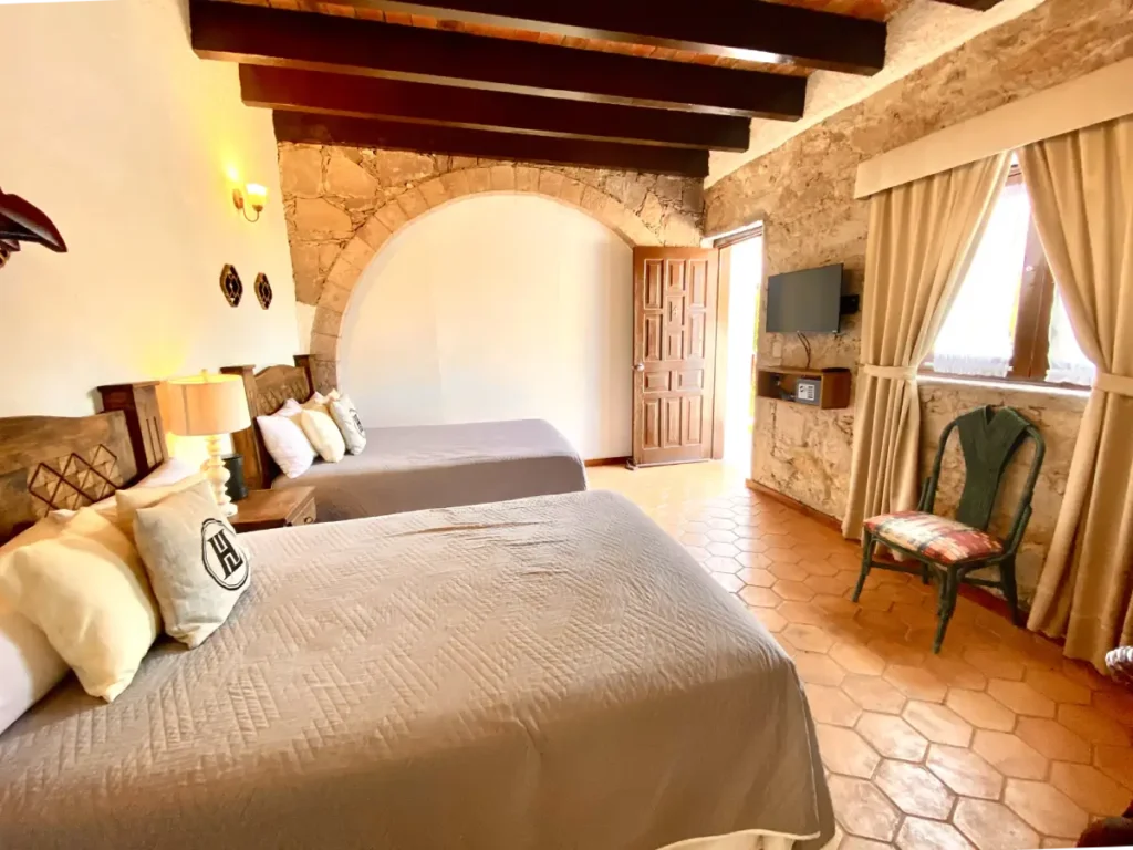 Habitaciones. Suite Doble Naranjos Hotel Hacienda Lagunillas, Hotel en Huimilpan, Querétaro.